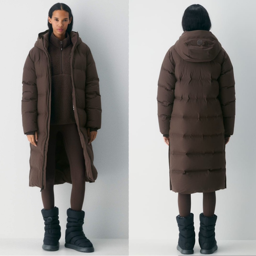 Tna The Super Puff₂o™ Long - Rainstop™ Sz XS Rich Mocha Brown - Picture 1 of 15